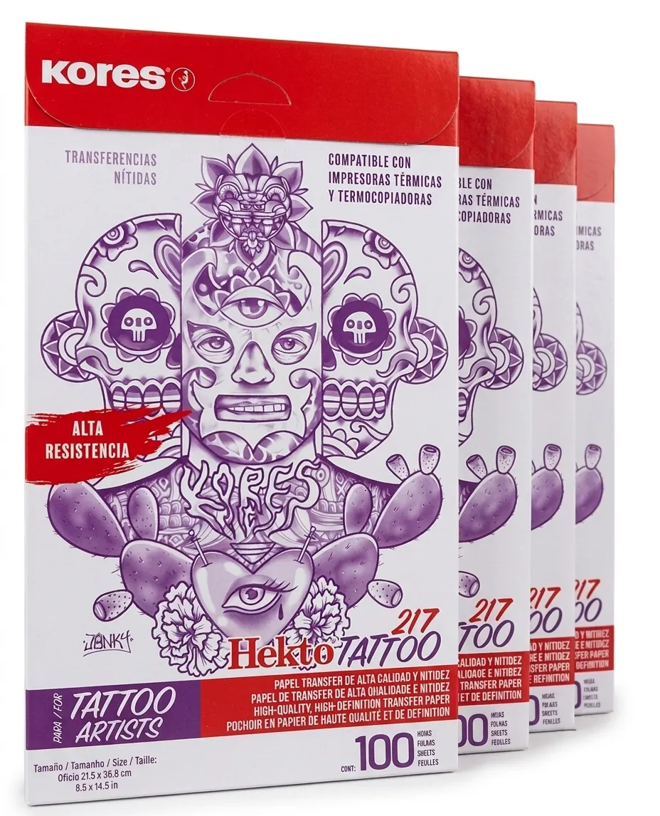 KORES HECTO TATTO 100 HOJAS