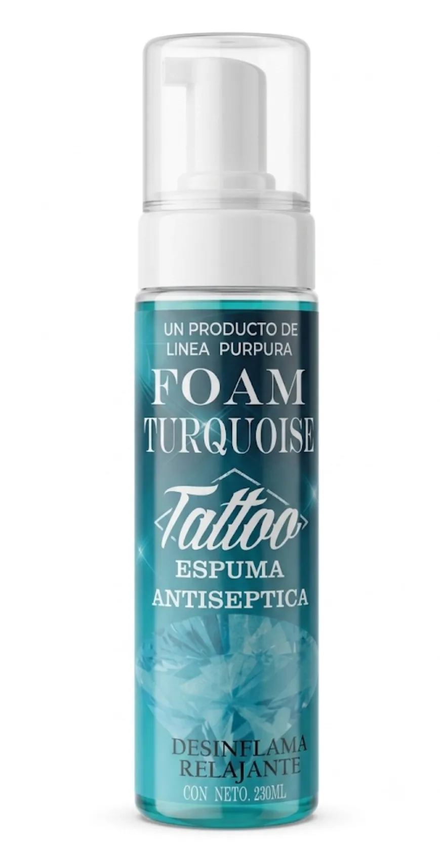 ESPUMA ANTISEPTICA TURQUOISE